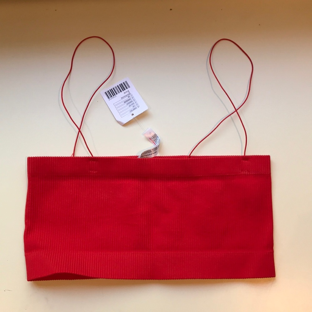 Urban Outfitters Red Bralette Top